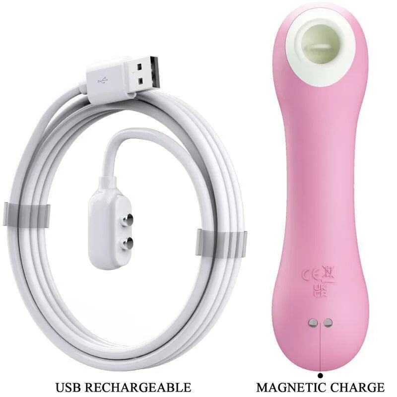 Vibromasseur Clitoridien Compact Silicone Rose