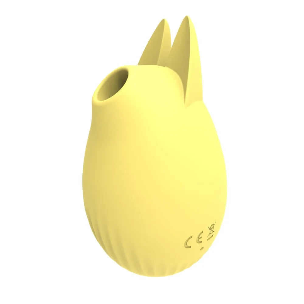 Vibromasseur Clitoridien De Voyage Jaune Silicone Étanche