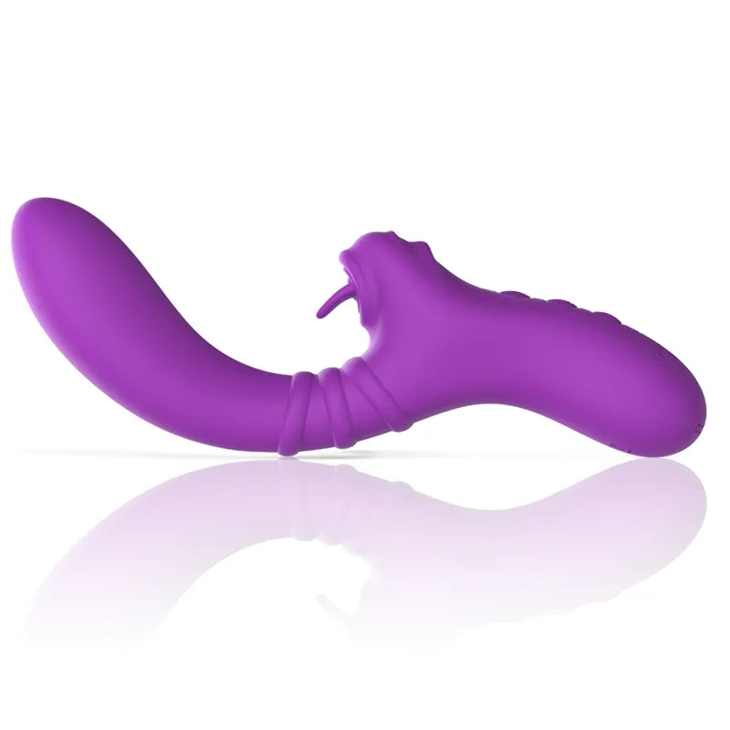 Vibromasseur Clitoridien Silicone Flexible Étanche