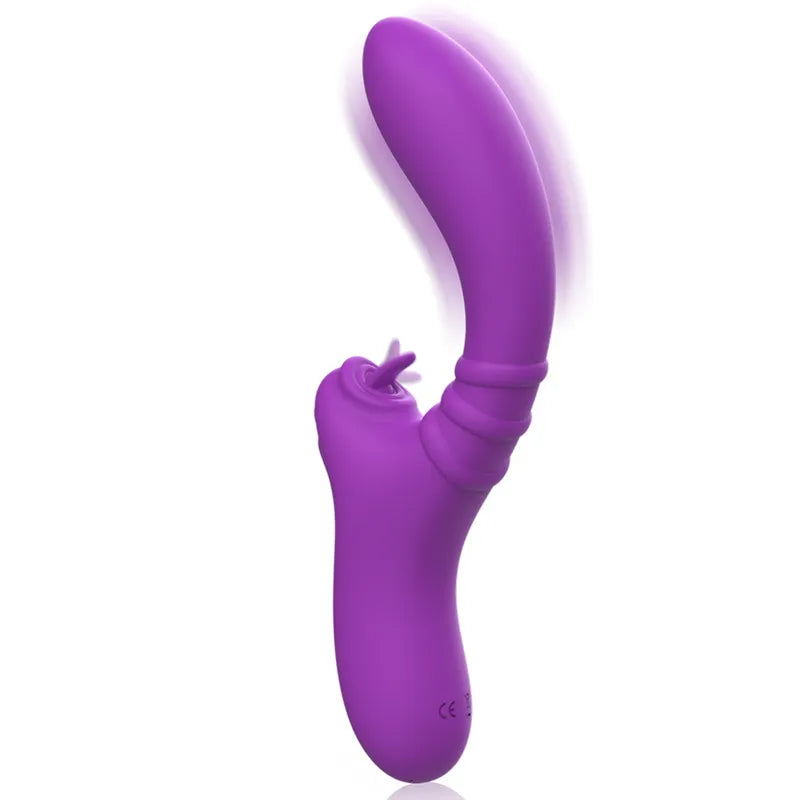 Vibromasseur Clitoridien Silicone Flexible Étanche
