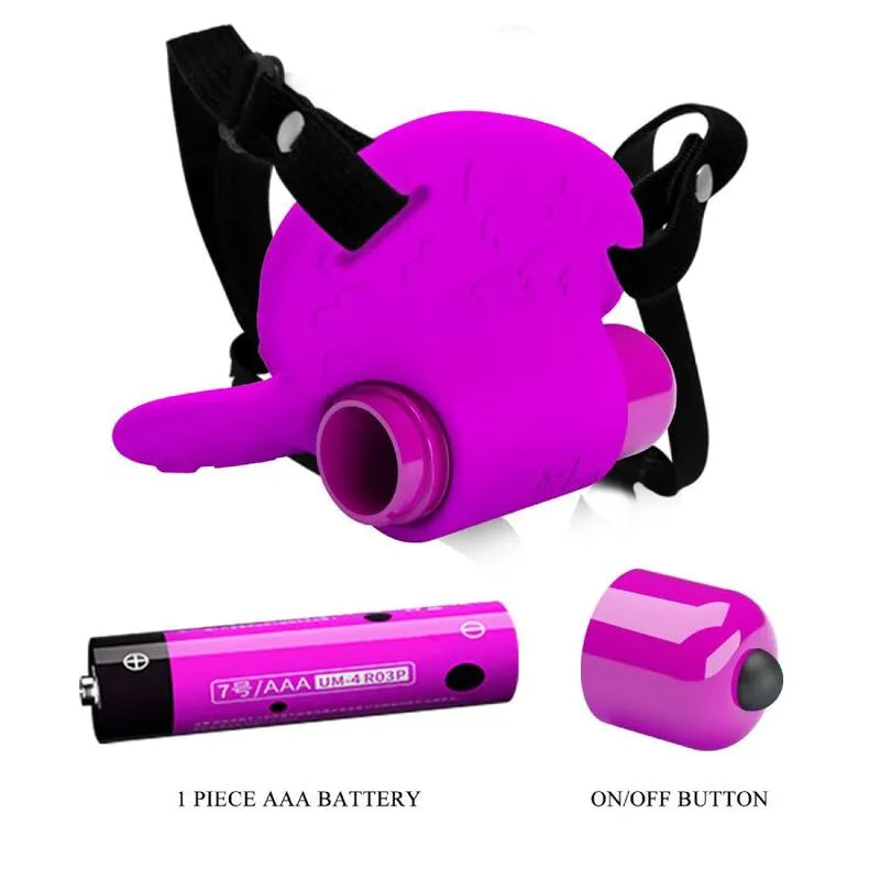 Vibromasseur Clitoridien Silicone Violet 10 Fonctions