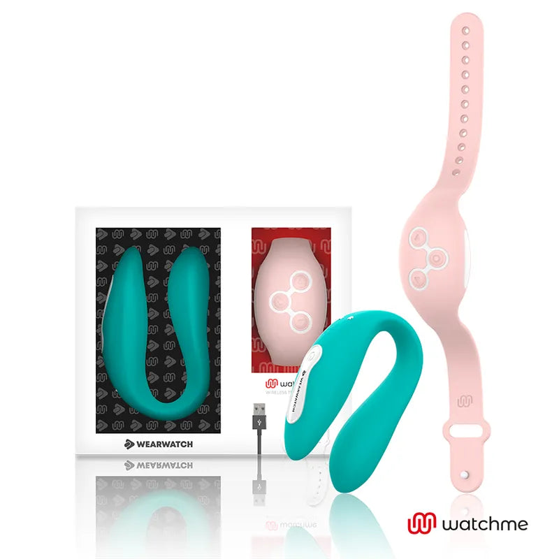Vibromasseur Couple Silicone Médical Watchme