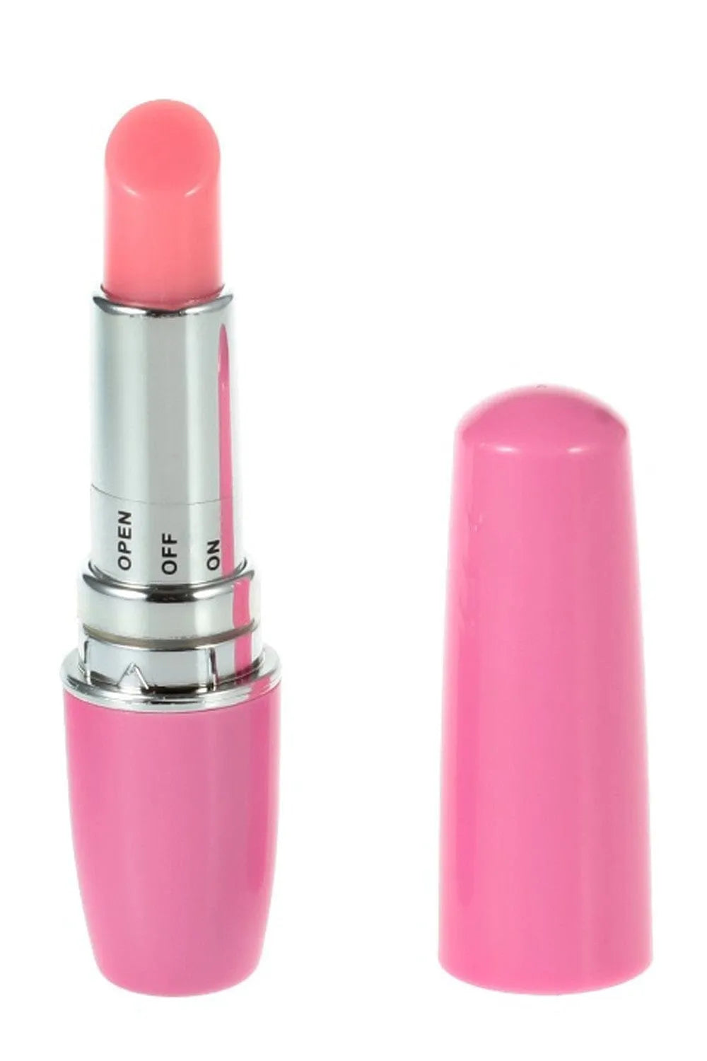 Vibromasseur Discret Rouge À Lèvres Rose