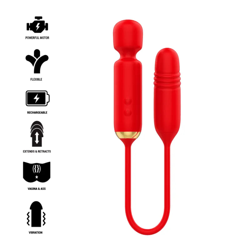 Vibromasseur Double Plaisir Ménopause Silicone