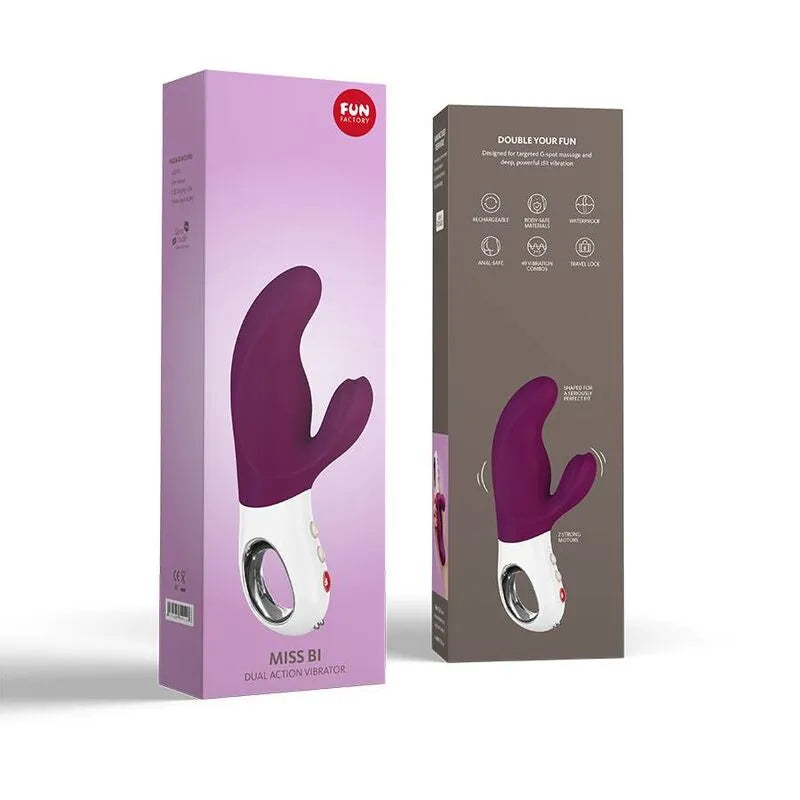 Vibromasseur Double Stimulation Clitoris Point G Silicone Médical