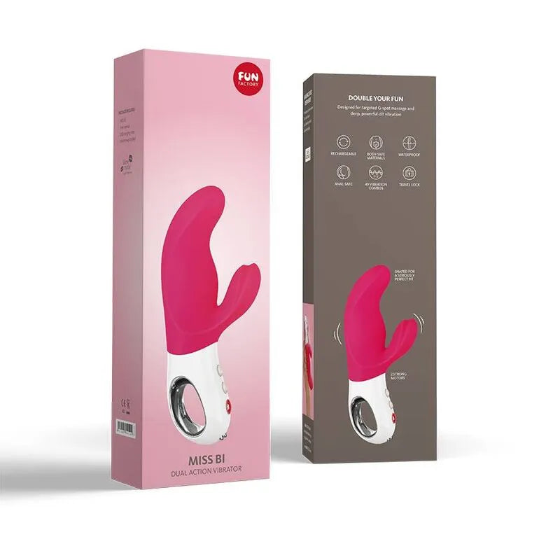 Vibromasseur Double Stimulation Clitoris Point G Silicone Médical