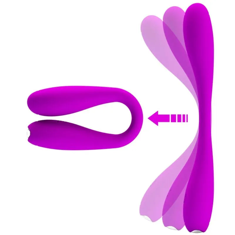 Vibromasseur En Silicone Flexible Stimulation Point G Et Clitoris