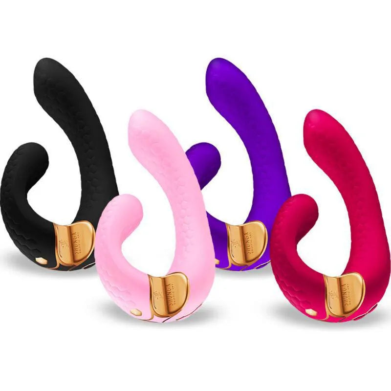Vibromasseur Silicone Ergonomique Femme Clitoris Point G