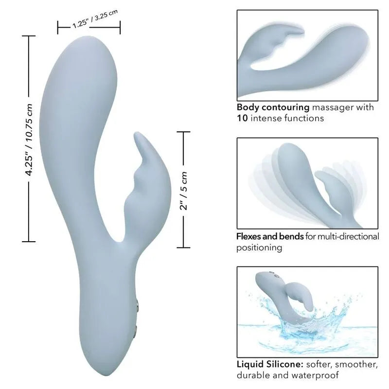 Vibromasseur Flexible Double Moteur Silicone