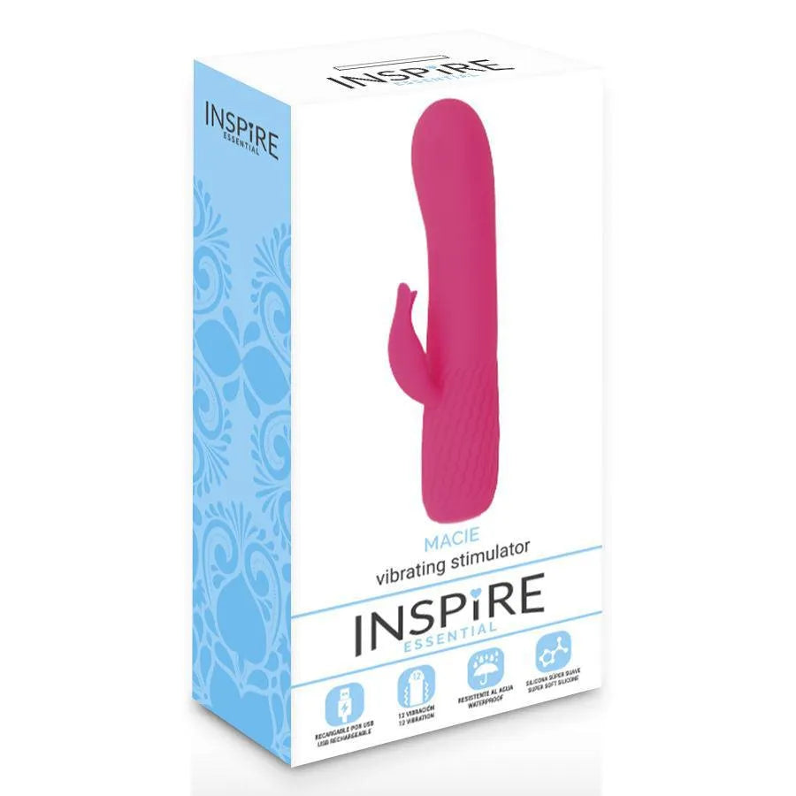 Vibromasseur Flexible Silicone Rose Intense Rechargeable
