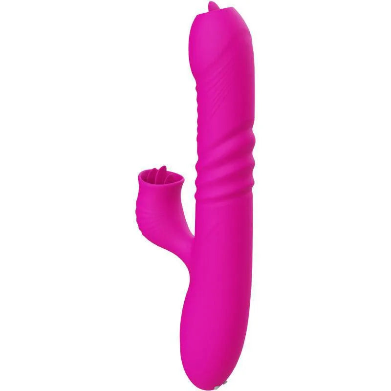 Vibromasseur Fuchsia Silicone Chauffant Armony