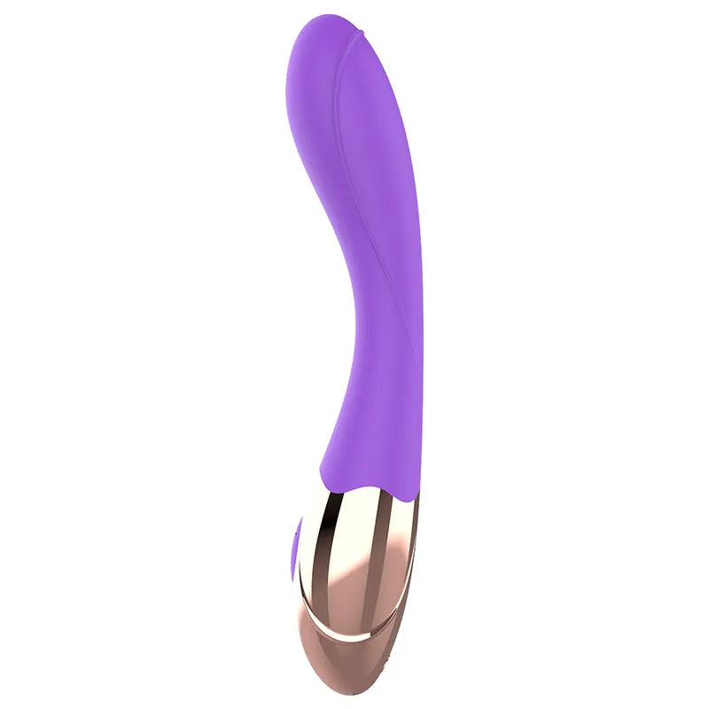 Vibromasseur G-Spot Silicone Rechargeable Or Lilas