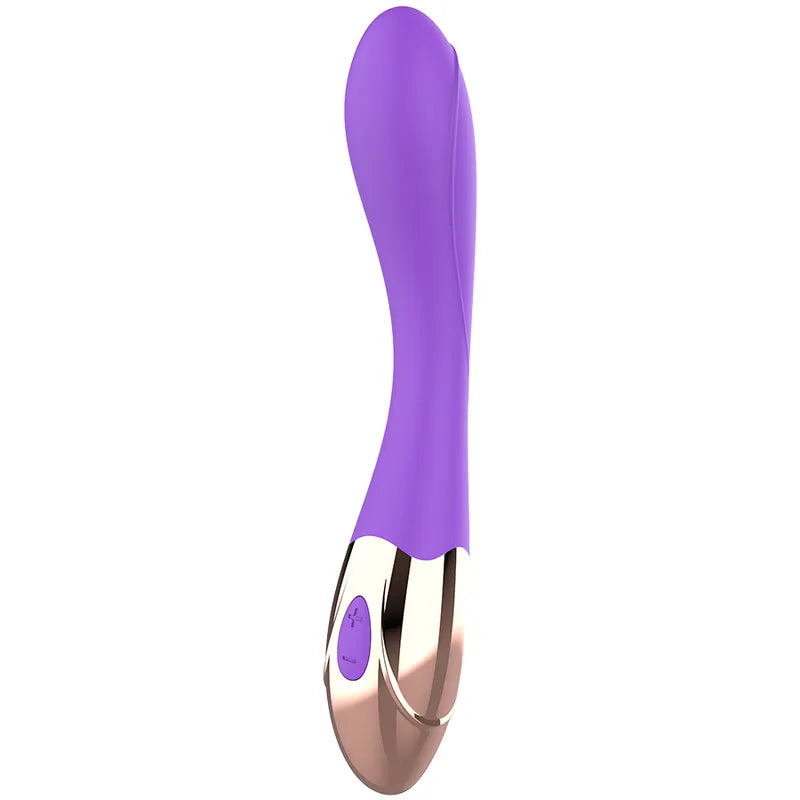 Vibromasseur G-Spot Silicone Rechargeable Or Lilas