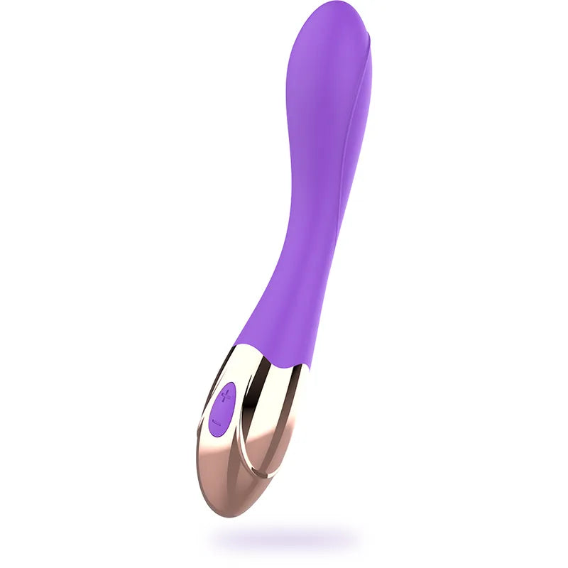 Vibromasseur G-Spot Silicone Rechargeable Or Lilas