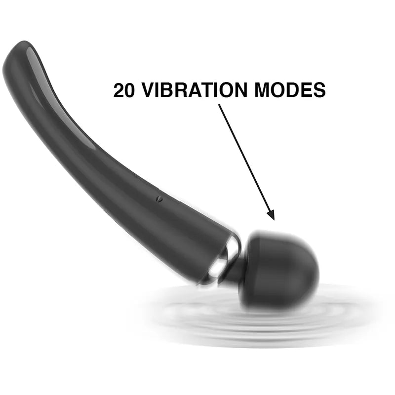 Vibromasseur Gris Anthracite Puissant Silicone