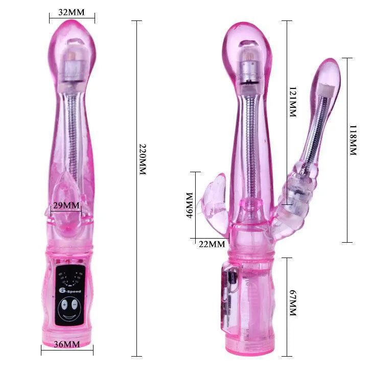 Vibromasseur High-Tech En Gélatine Pour Stimulation Point G Et Anal
