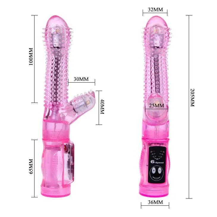 Vibromasseur High-Tech Étanche En Gelatine