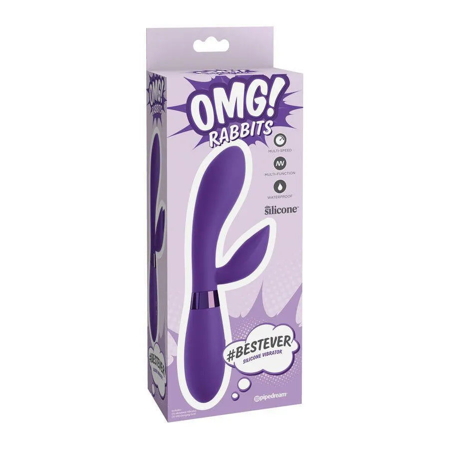 Vibromasseur Lapin Silicone Haute Qualité 10 Modes