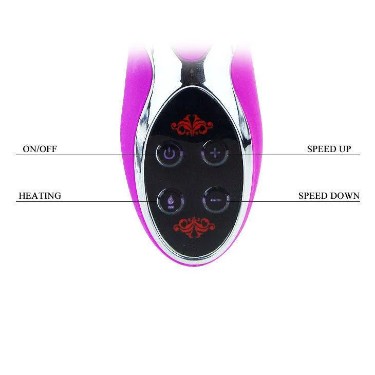Vibromasseur Lilas Élégant Double Moteur Silicone