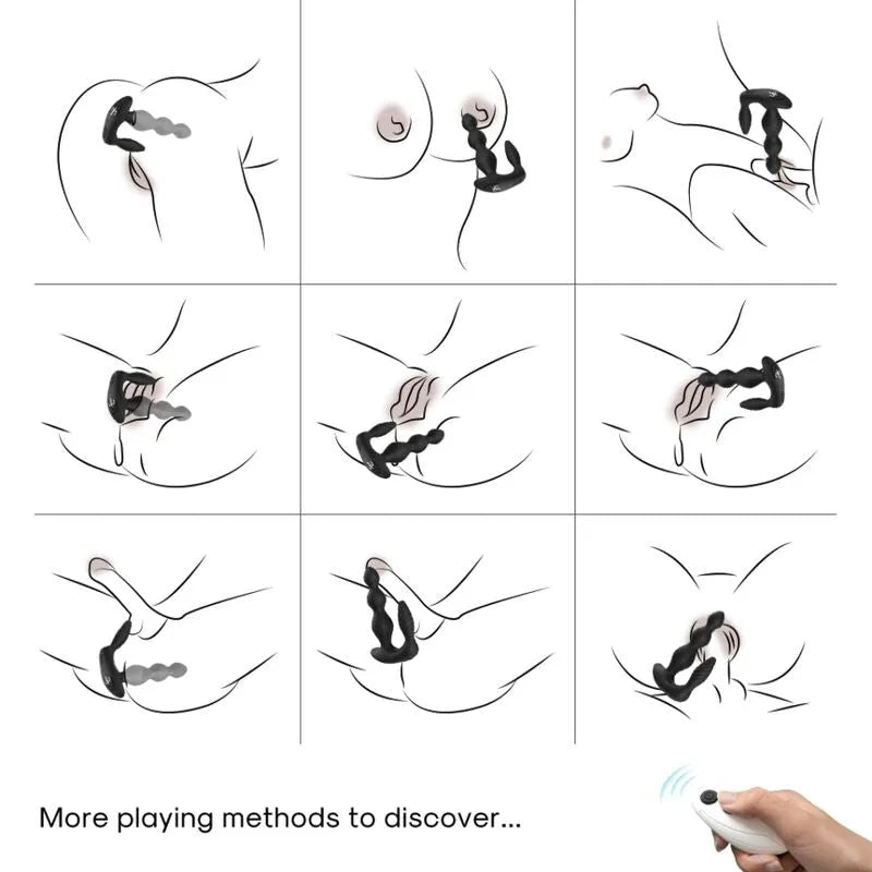 Vibromasseur Plug Anal Silicone Premium Waterproof