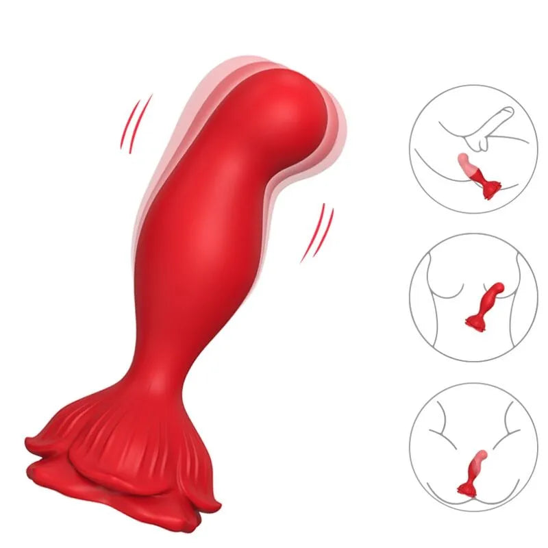 Vibromasseur Plug Anal Silicone Submersible