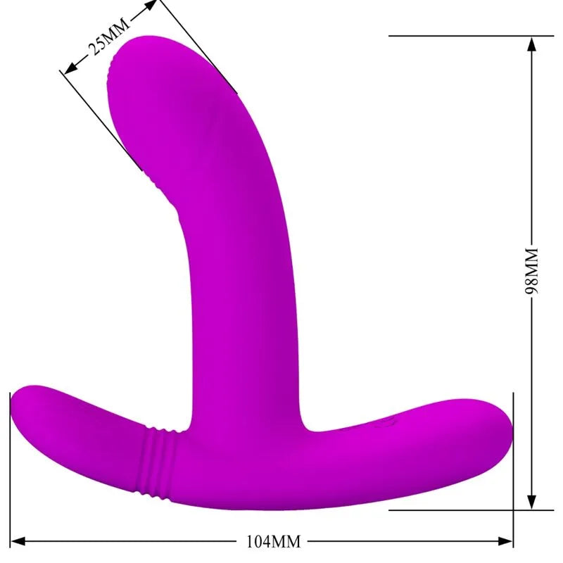 Vibromasseur Point G Clitoris Silicone Violet Luxe