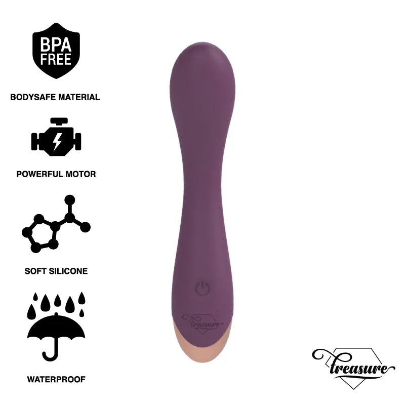 Vibromasseur Point G Silicone Médical Télécommande