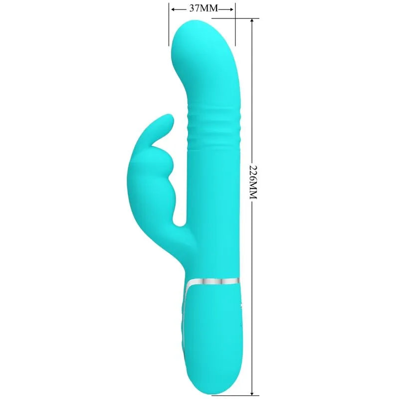 Vibromasseur Pretty Love Rabbit Vert Aqua