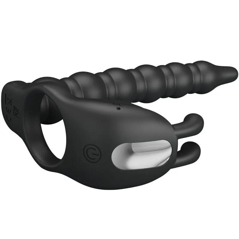Vibromasseur Prostatique Silicone Étanche 12 Fonctions