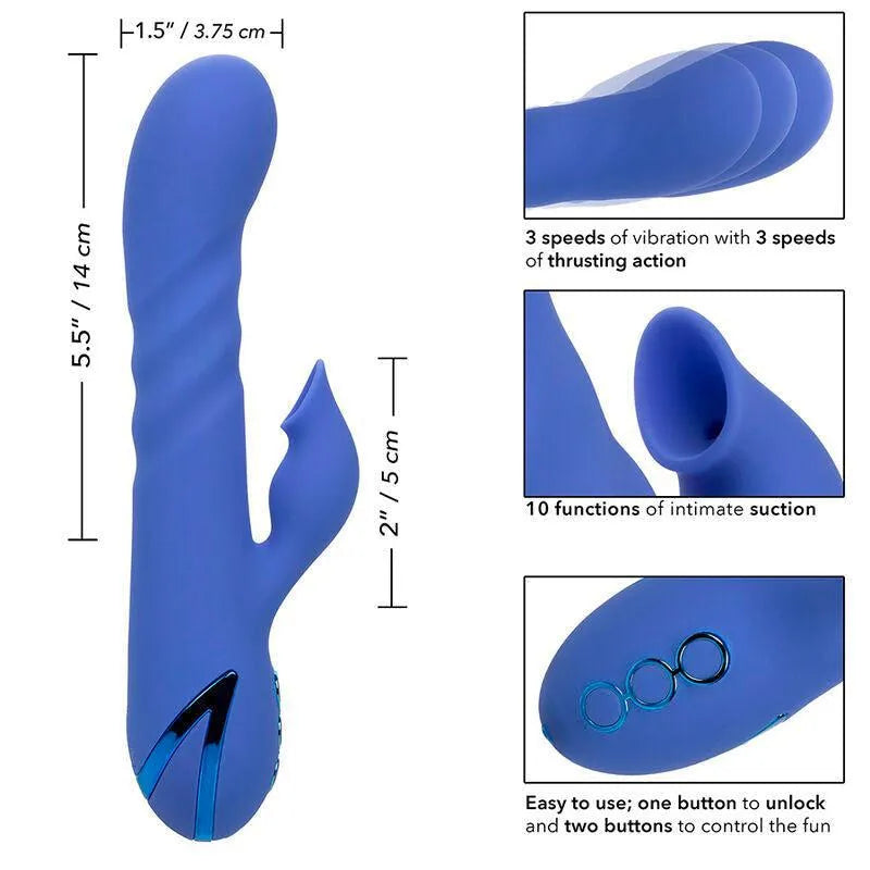 Vibromasseur Puissant Avec Aspiration Clitoridienne Silicone