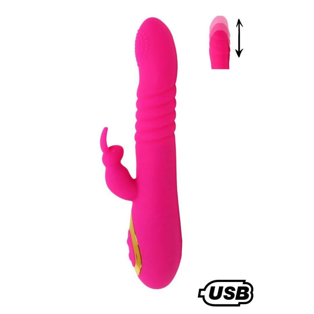 Vibromasseur Rabbit Rose Silicone 18 Modes