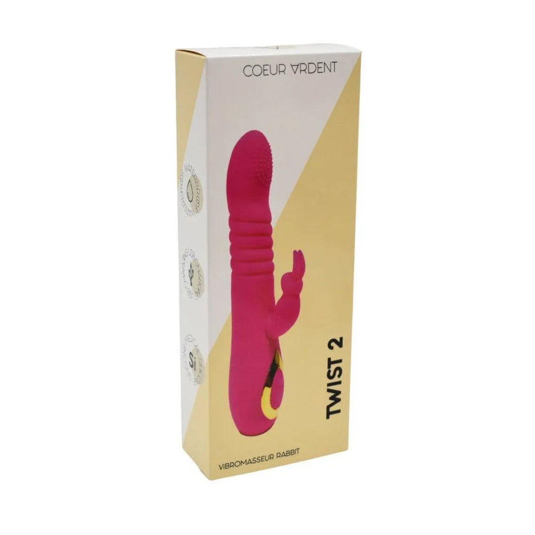 Vibromasseur Rabbit Rose Silicone 18 Modes
