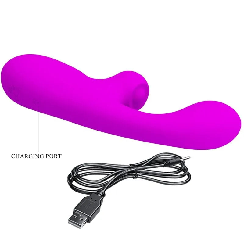 Vibromasseur Rabbit Silicone Rechargeable Multifonction