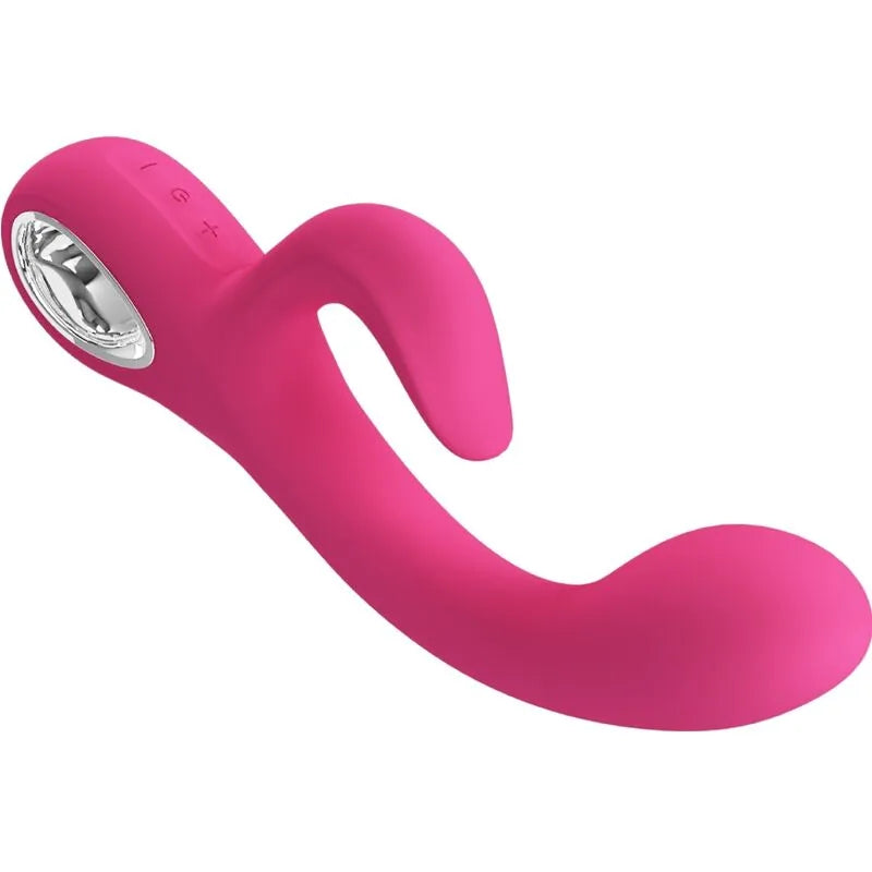 Vibromasseur Rabbit Silicone Rose Point G