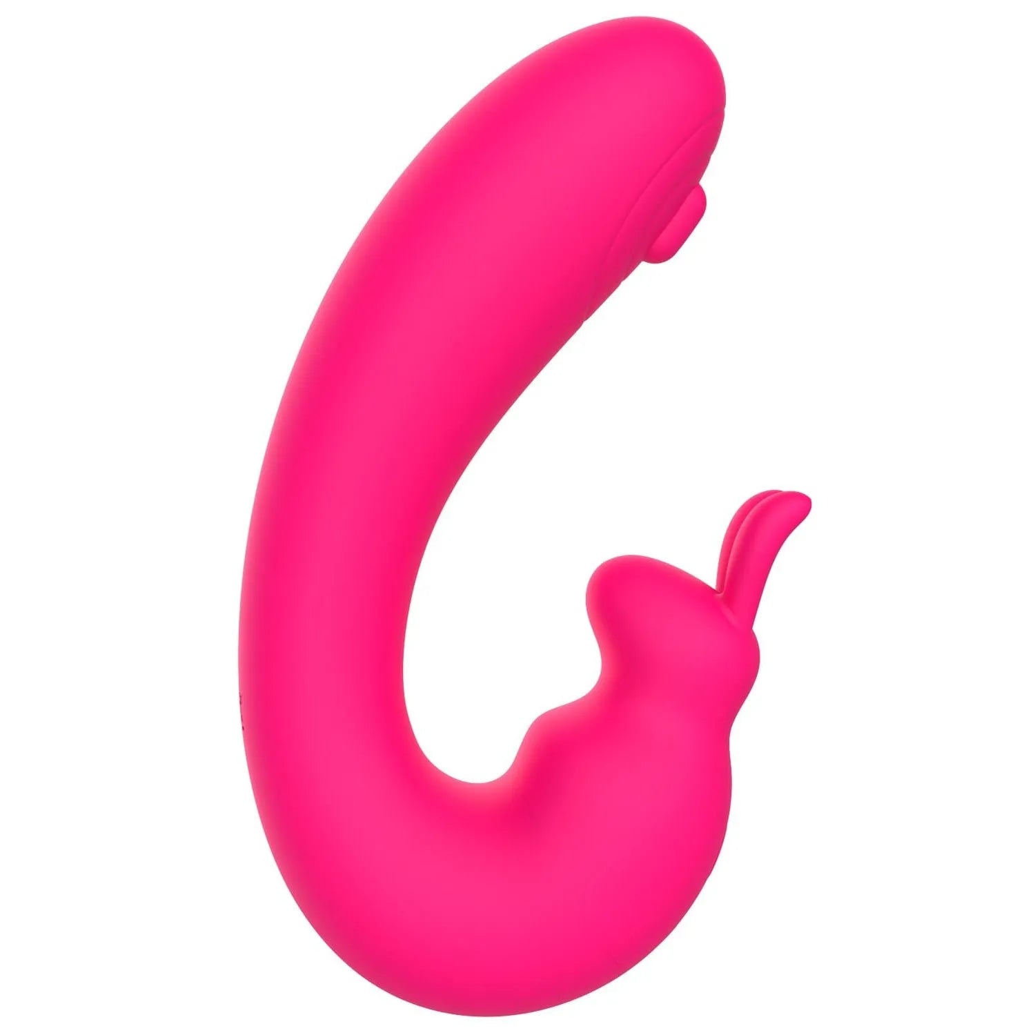 Vibromasseur Rose 2 En 1 Stimulation Point-G Et Clitoris