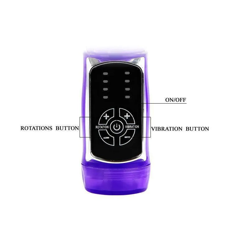 Vibromasseur Rotatif Silicone Stimulation Point G Et Clitoris
