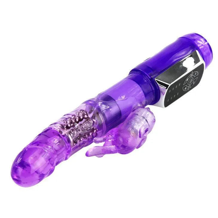 Vibromasseur Rotatif Silicone Stimulation Point G Et Clitoris