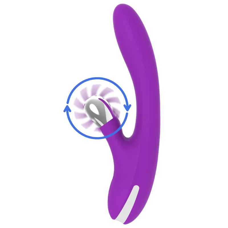 Vibromasseur Silicone Doux Stimulation Clitoridienne Rechargeable