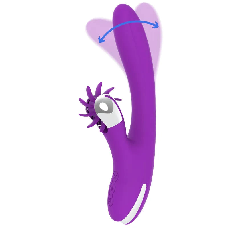 Vibromasseur Silicone Doux Stimulation Clitoridienne Rechargeable