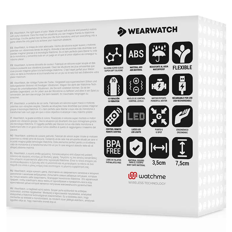 Œuf Vibrant Silicone Médical Télécommande Watchme