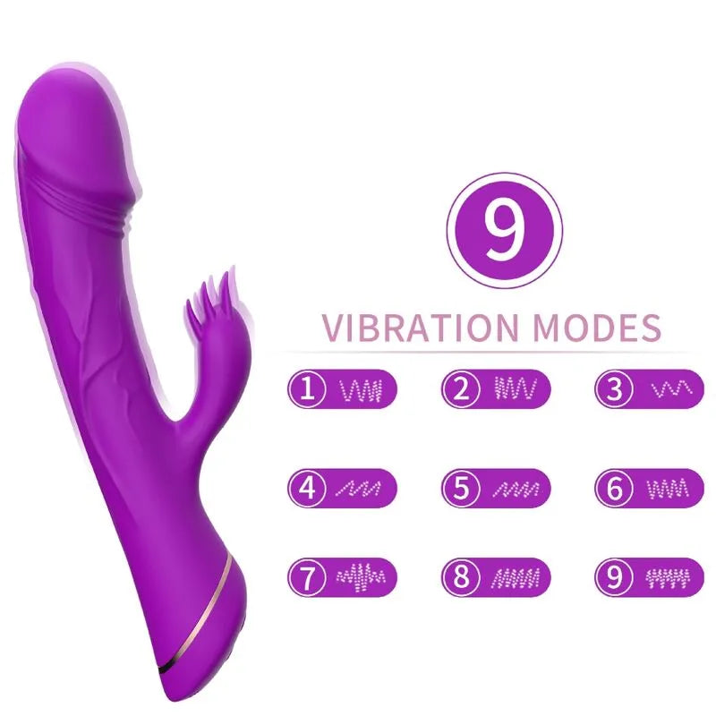Vibromasseur Silicone Médical Étanche Rechargeable
