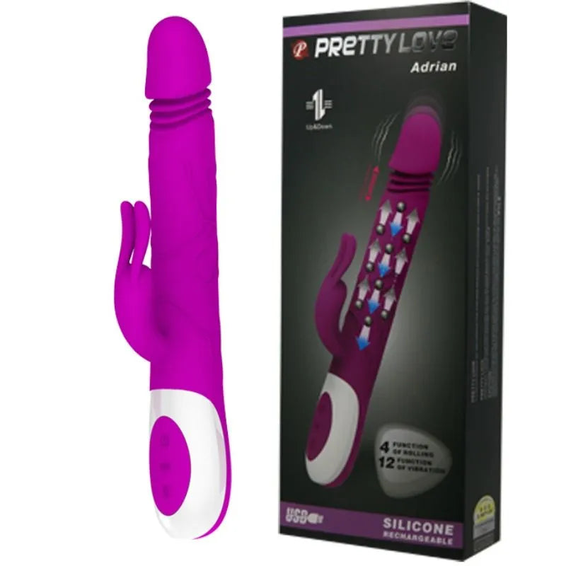 Vibromasseur Silicone Multifonction Vibrations Puissantes