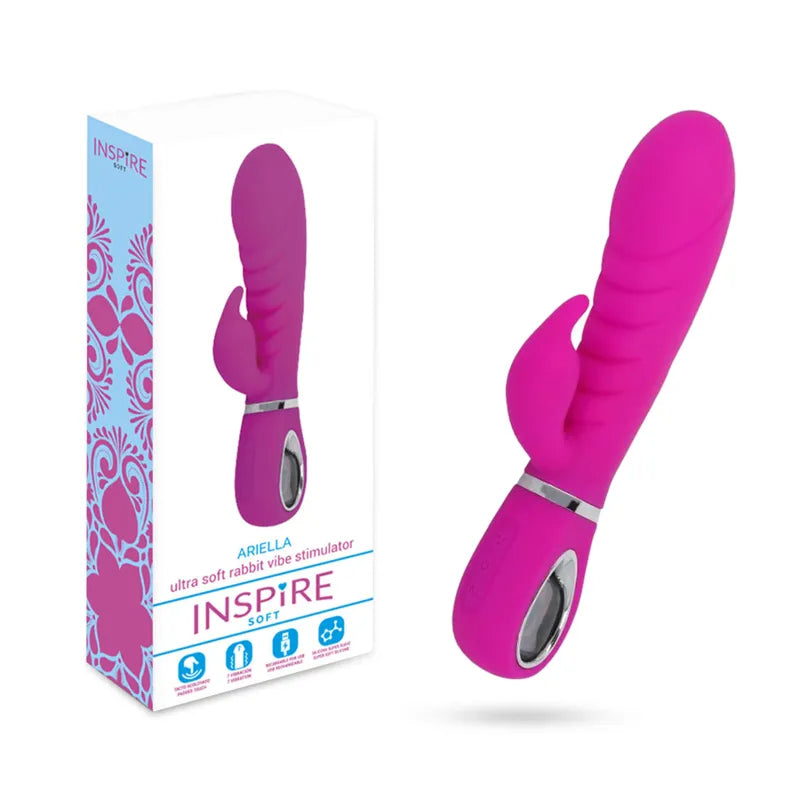 Vibromasseur Silicone Rose Intense Rechargeable