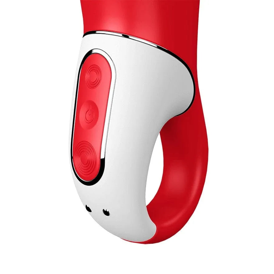 Vibromasseur Silicone Rouge Clitoridien Étanche