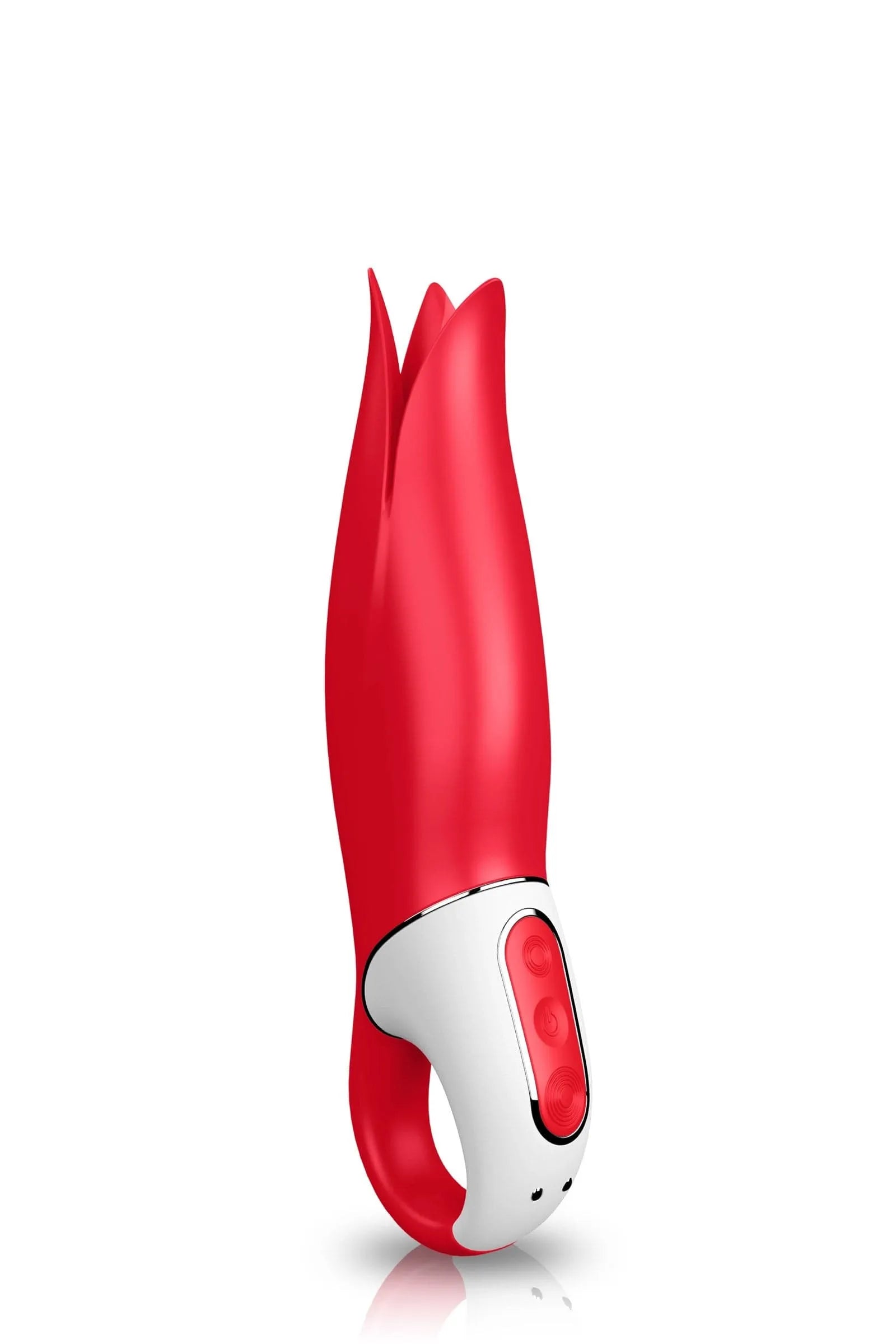 Vibromasseur Silicone Rouge Clitoridien Étanche