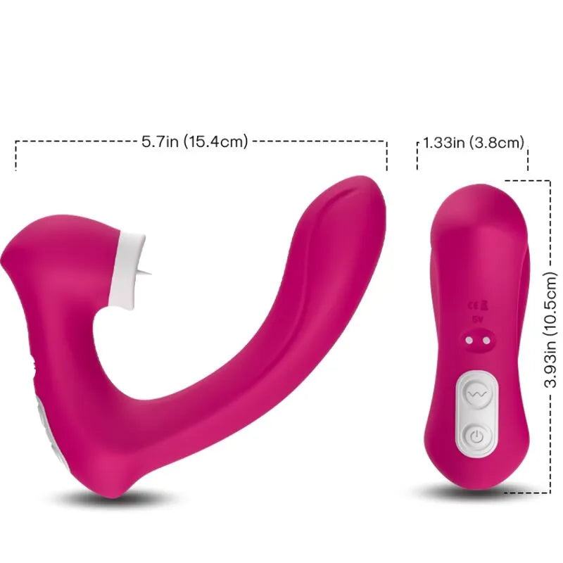 Vibromasseur Silicone Étanche Rechargeable Multi-Mode