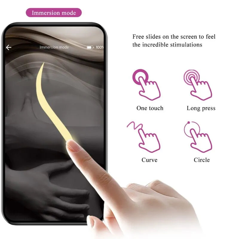 Vibromasseur Silicone Violet 12 Fonctions Rechargeable