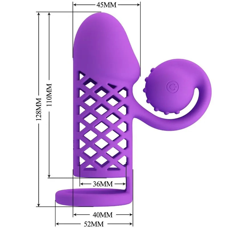 Vibromasseur Silicone Violet Rechargeable Pour Femmes