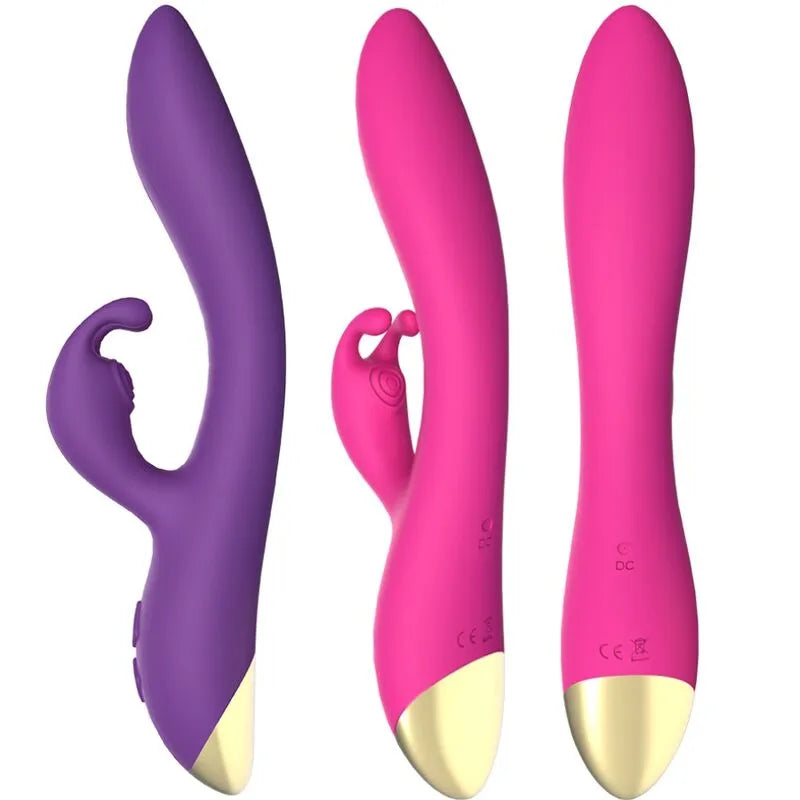 Vibromasseur Étanche Silicone Médical 9 Modes