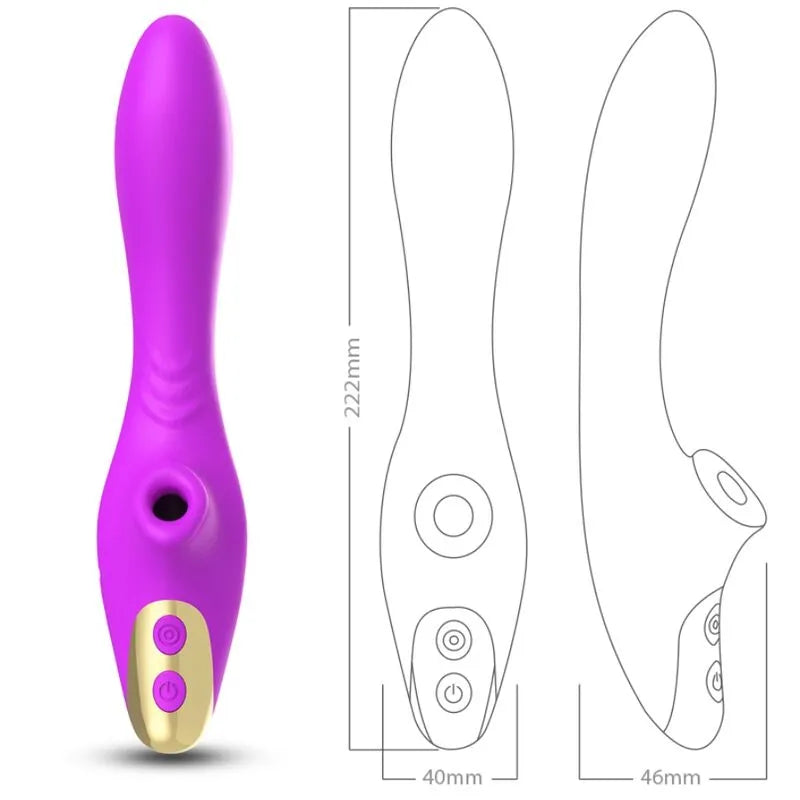 Vibromasseur Étanche Silicone Stimulation Clitoridienne